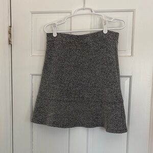 LOFT Heather Gray A-Line Skirt